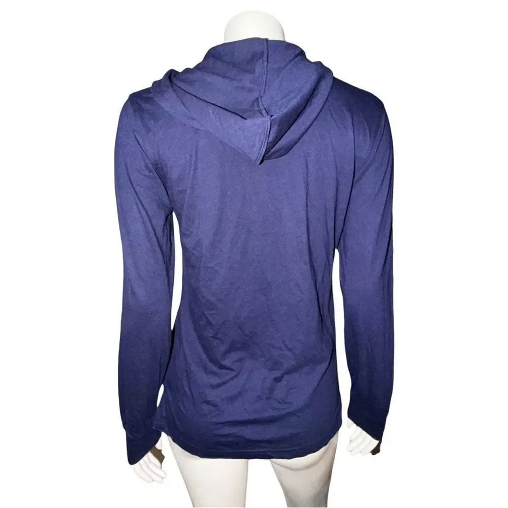 Rivalry Threads Men's Penn State Hooded T-Shirt Long Sleeve Navy Blue Small NWOT - Picture 2 of 7